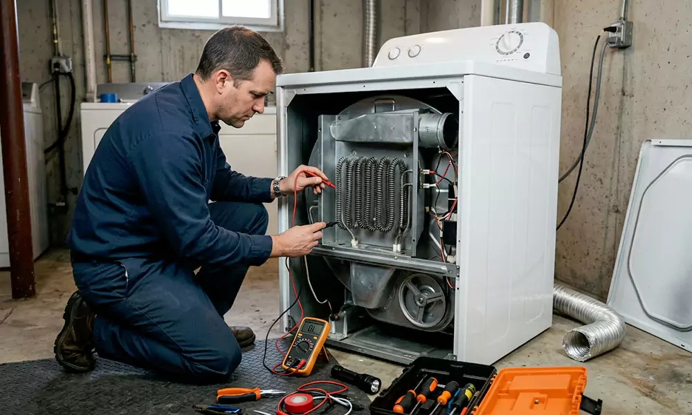 Dryer Not Heating Repair in Solana Beach, CA