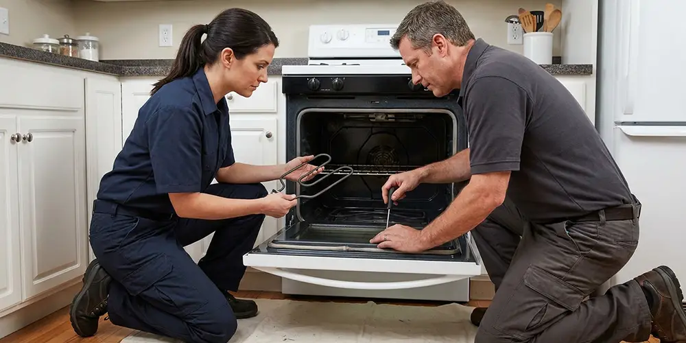 Oven Heating Element Replacement in Solana Beach, CA