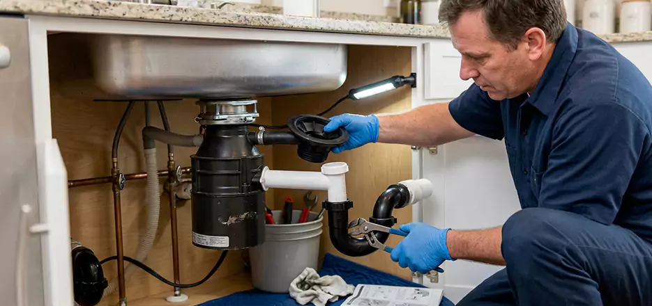Garbage Disposal Splash Guard and Trap Installation in Solana Beach