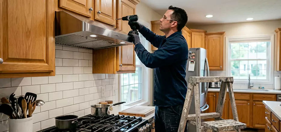 Wood Range Hood Installation Solana Beach