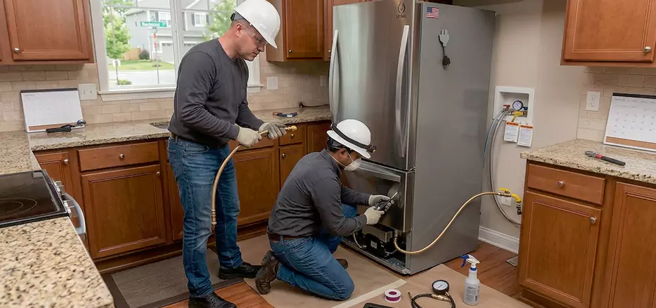 Propane Refrigerator Installation in Solana Beach